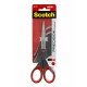 Scotch SCPR18 tijera de escritorio y manualidades Tijeras de oficina Corte recto Gris, Rojo